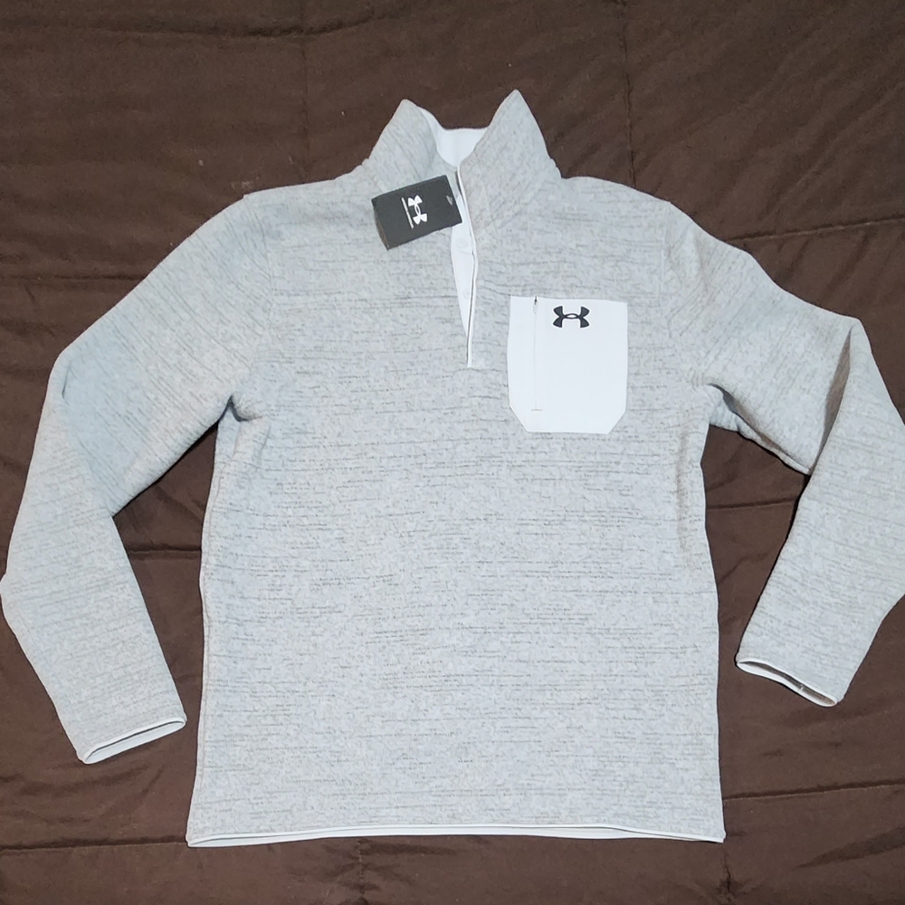 UNDER ARMOUR | NWT Mens M Gray Pullover